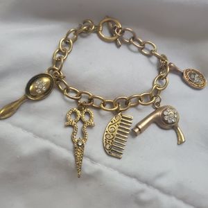 Golden charm braclet